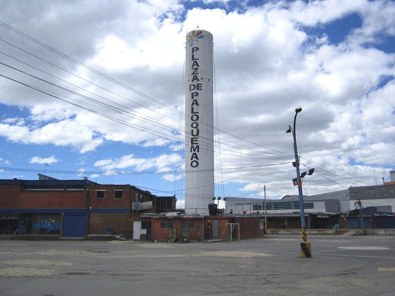 Mercado de Paloquemao, mercado tradicional em Bogotá, Colômbia