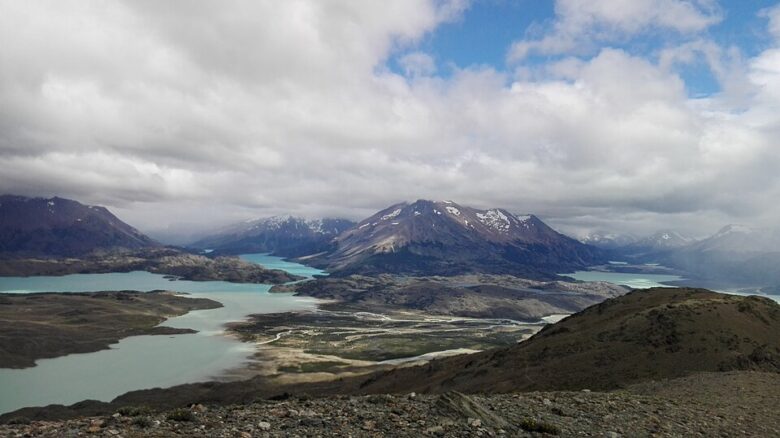 Vista panorâmica do Parque Nacional Perito Moreno, Patagônia argentina