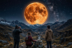 Eclipses lunares na América do Sul observados em região remota
